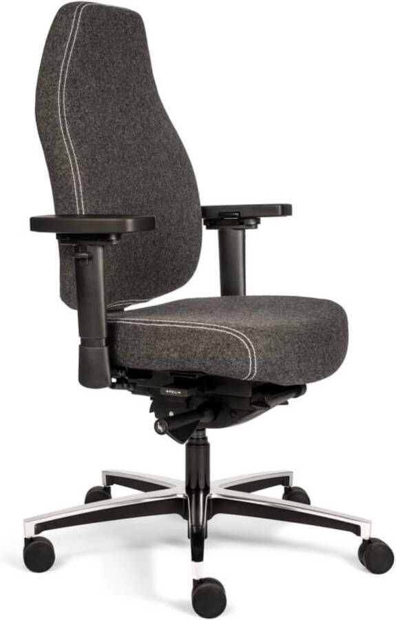Sit And Move Therapod X Standaard Donkergrijs Bureaustoel Wolvilt Fenice