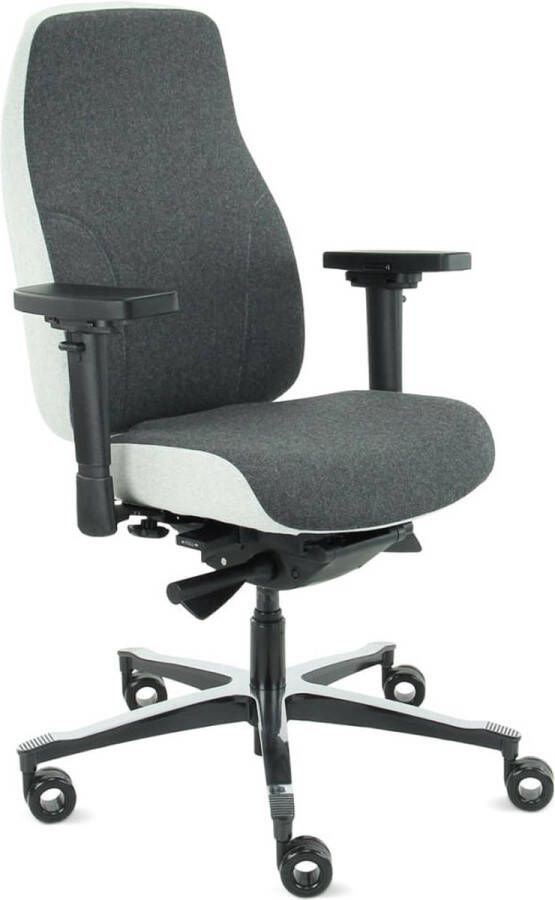 Sit And Move Therapod X2 Grijs Bureaustoel Facet Wol Middengrijs Ashgrey