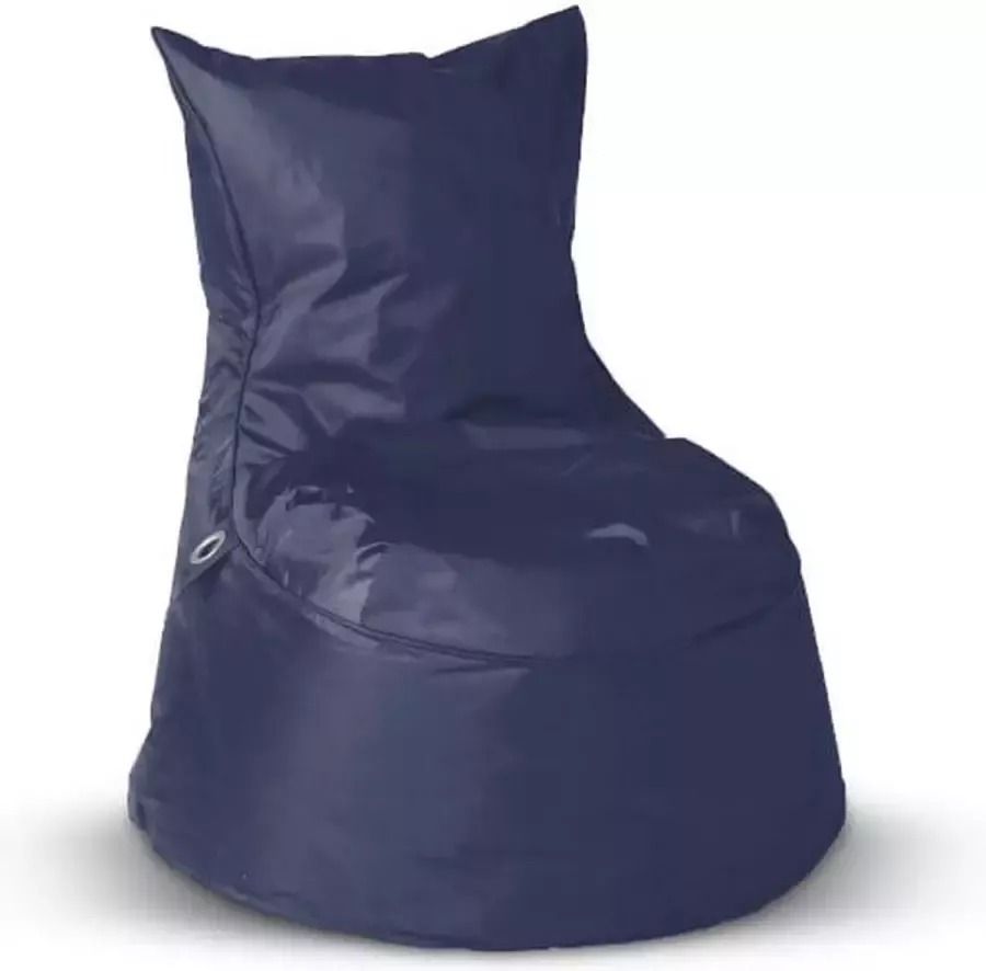 Sit & Joy Sit&Joy Dolce Navy Blue Zitzak Volwassenen Binnen en Buiten Stoel Dolce Antraciet