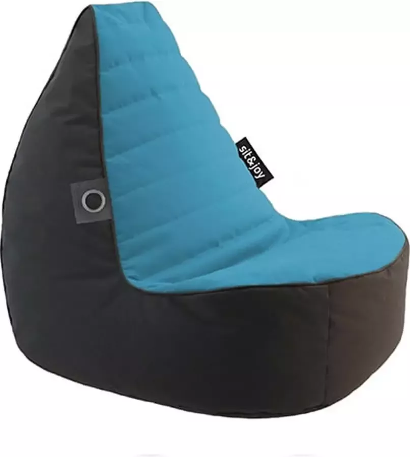 Sit&Joy Zitzak 'Duo Senza' Mint Blue (Blauw) Volwassenen Indoor & Outdoor Waterbestendig Dubbel gestikt Gevuld met Flexipearl Sit&Joy - Foto 2