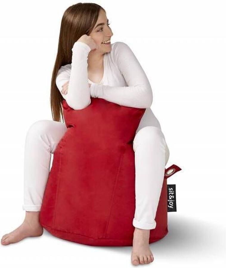 Sit & Joy Sit&Joy Bumba Red zitzak Volwassenen Binnen Stoel Bumba Antraciet - Foto 2