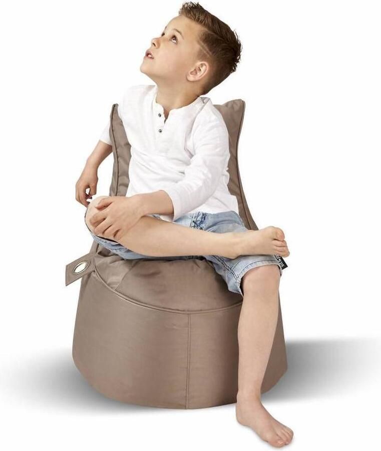 Sit & Joy Sit&Joy Bumba Taupe zitzak Volwassenen Binnen Stoel Bumba Antraciet