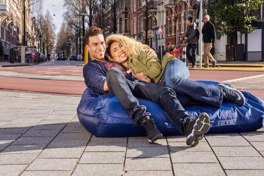 Sit & Joy Sit&Joy Largo Navy Blue Volwassenen Binnen en Buiten Ligbed Stoel Largo Antraciet