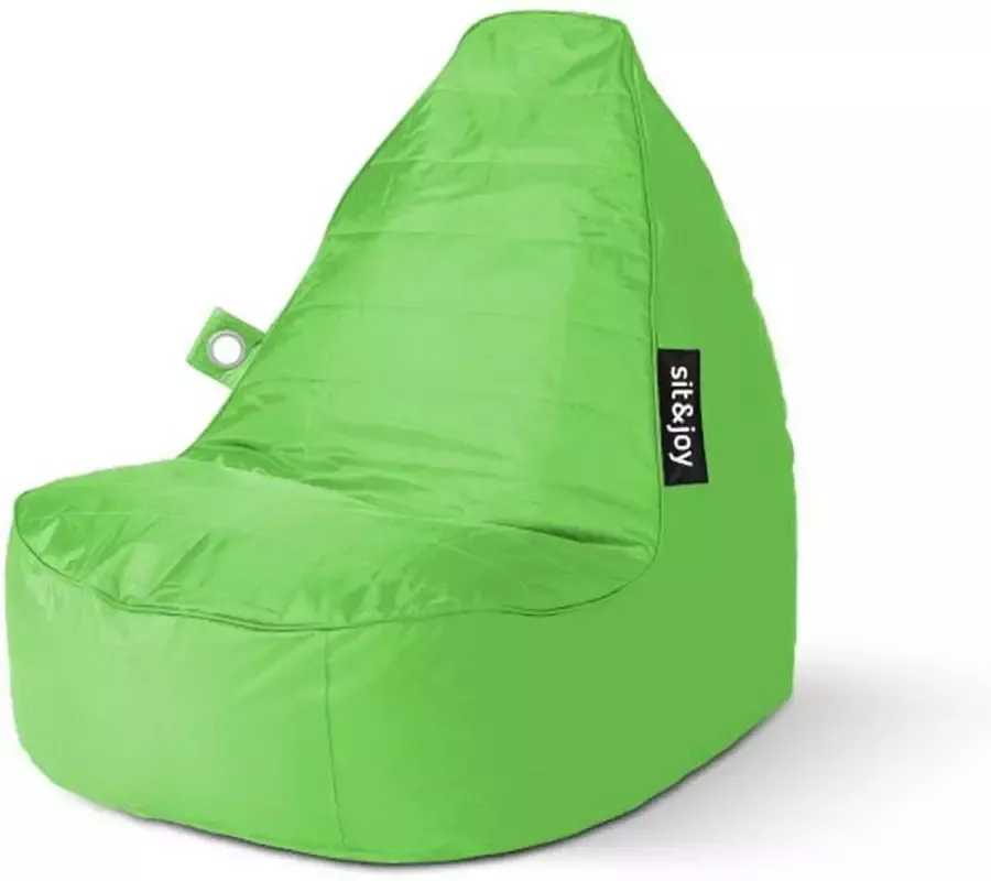 Sit & Joy Sit&Joy Senza Lime- Zitzak Volwassenen Binnen en Buiten Stoel Largo Antraciet