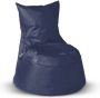 Sit & Joy Sit&Joy Dolce Navy Blue Zitzak Volwassenen Binnen en Buiten Stoel Dolce Antraciet - Thumbnail 2