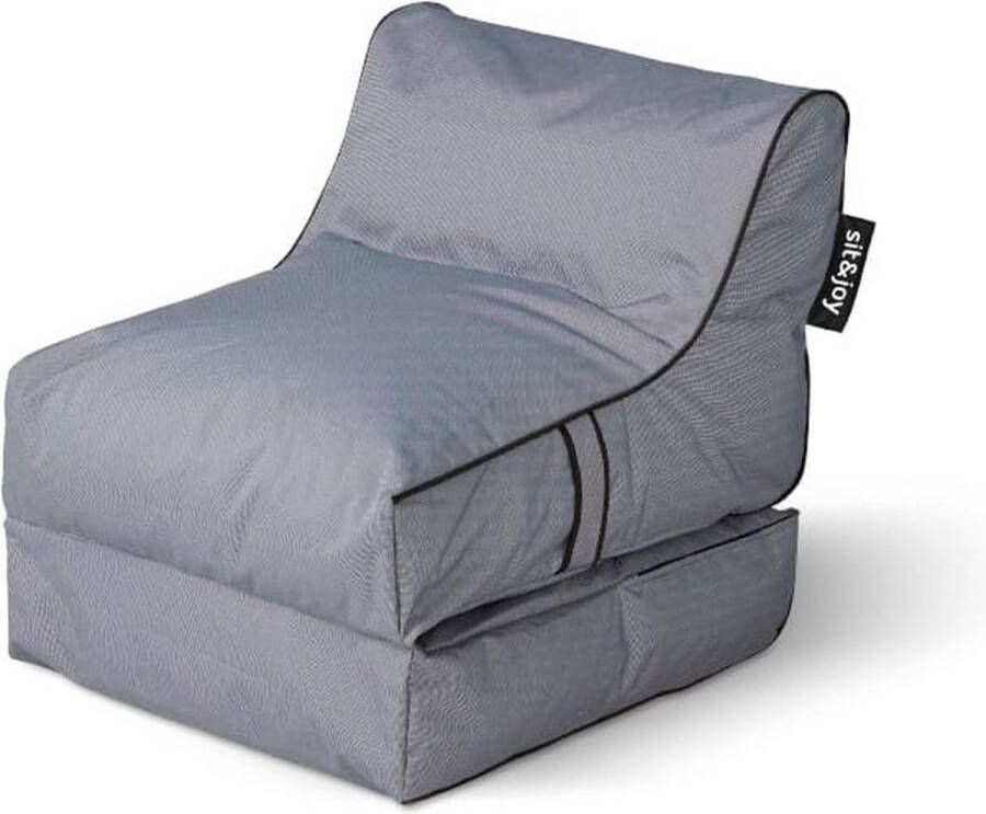 Sit & Joy Sit&joy Ligbed Hawaii Marineblauw Zitzak Volwassenen Buiten Ligbed Stoel Tuin Hawaii Antraciet - Foto 2