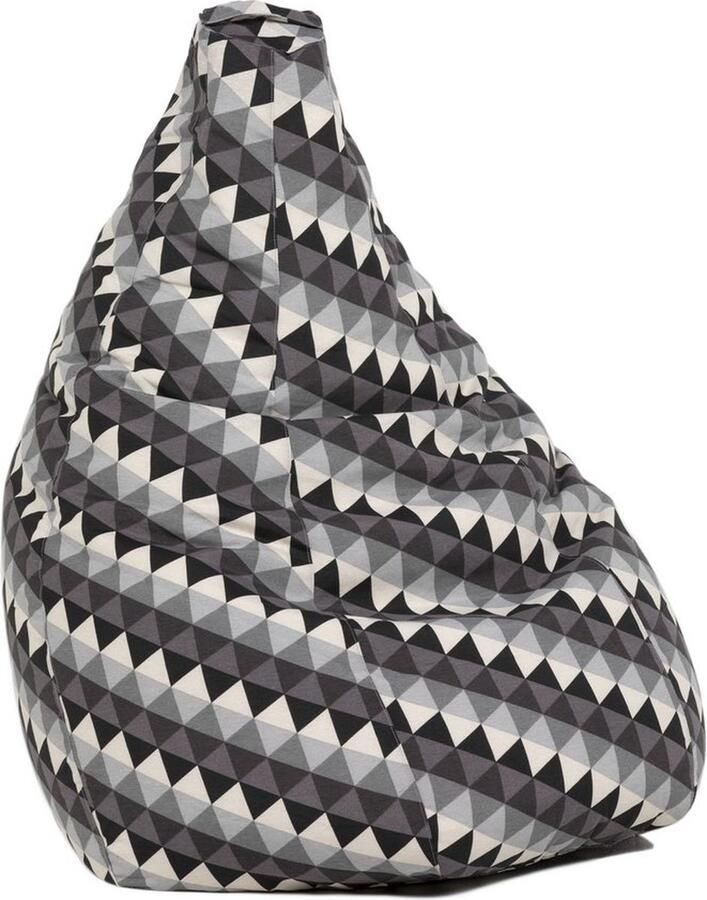 Sit On It Poire Katoen Zitzak Print Driehoek