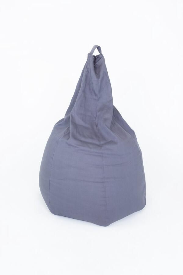 Sit On It Poire Zitzak Katoen Blauw