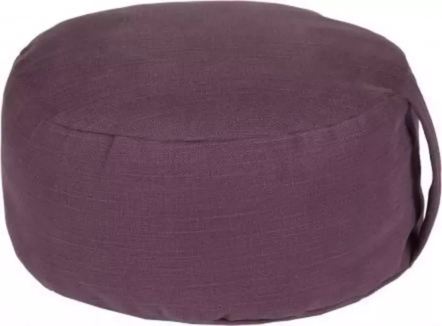 SitWise Pipo Poef Zitzak met Handvat Rond Aubergine 30 x 16 cm - Foto 2