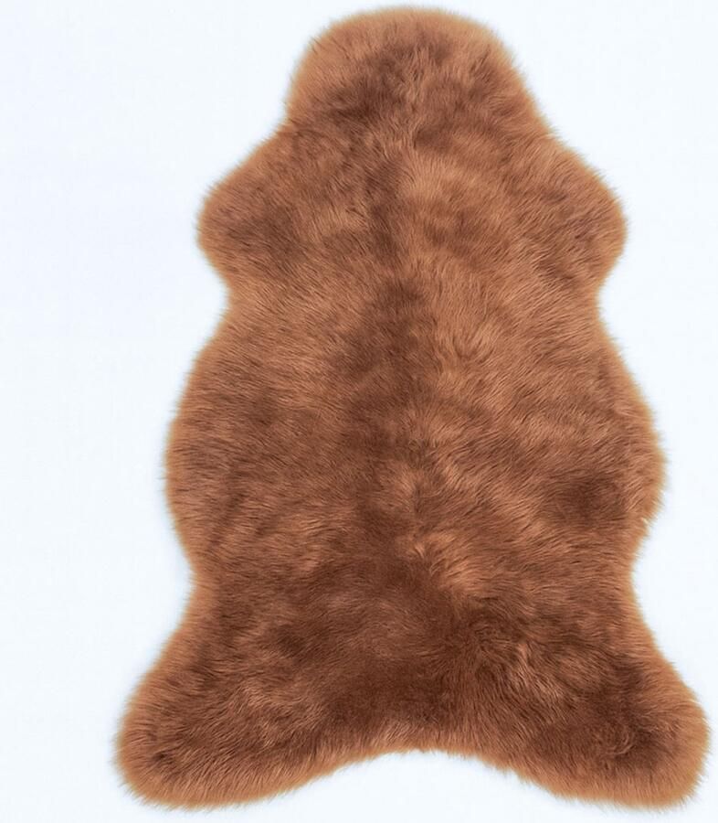 Skéépe Texels schapenvacht XL karamel – echt & natuurlijk – stoel bank of vloerkleed Mooie vacht