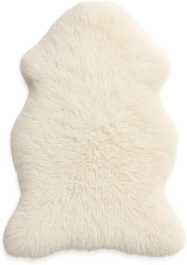 Skéépe Texelse lamsvacht wit Naturel – echt & natuurlijk – stoel bank of vloerkleed 100x60