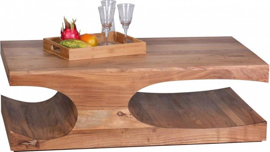 Wohnling Salontafel acaciahout bruin 118 cm
