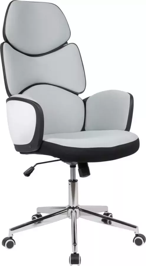 Sky Style Gaming- Bureaustoel Amstyle Grijs- Gaming chair Rugklachten verminderend Ergonomische stoel