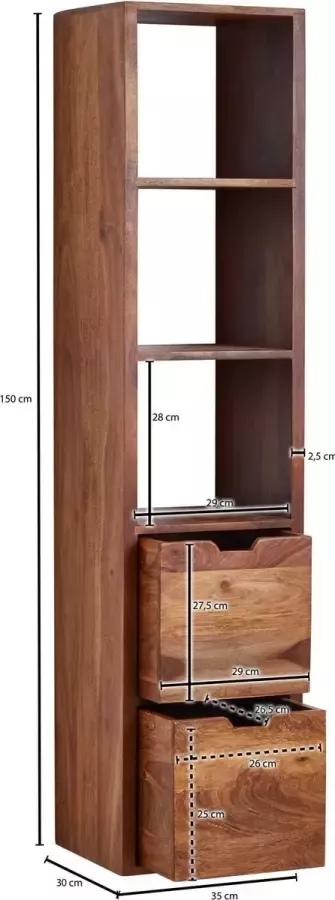 Sky Style Mumbai Hangkast met 2 Lades