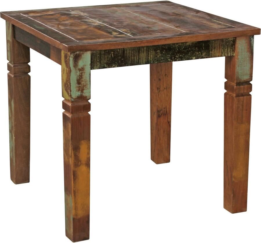 Wohnling Eettafel DELHI mangohout 80x80 cm WL5.061