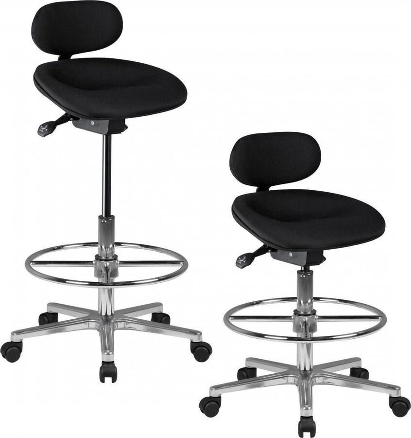 Sky Style Gate39 Louis Bureaustoel Zwart - Foto 2