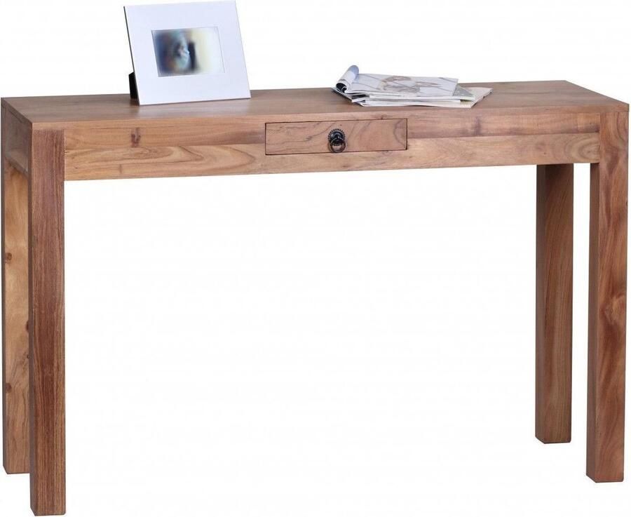 Wohnling Sidetable acaciahout 120 cm met lade WL1.454