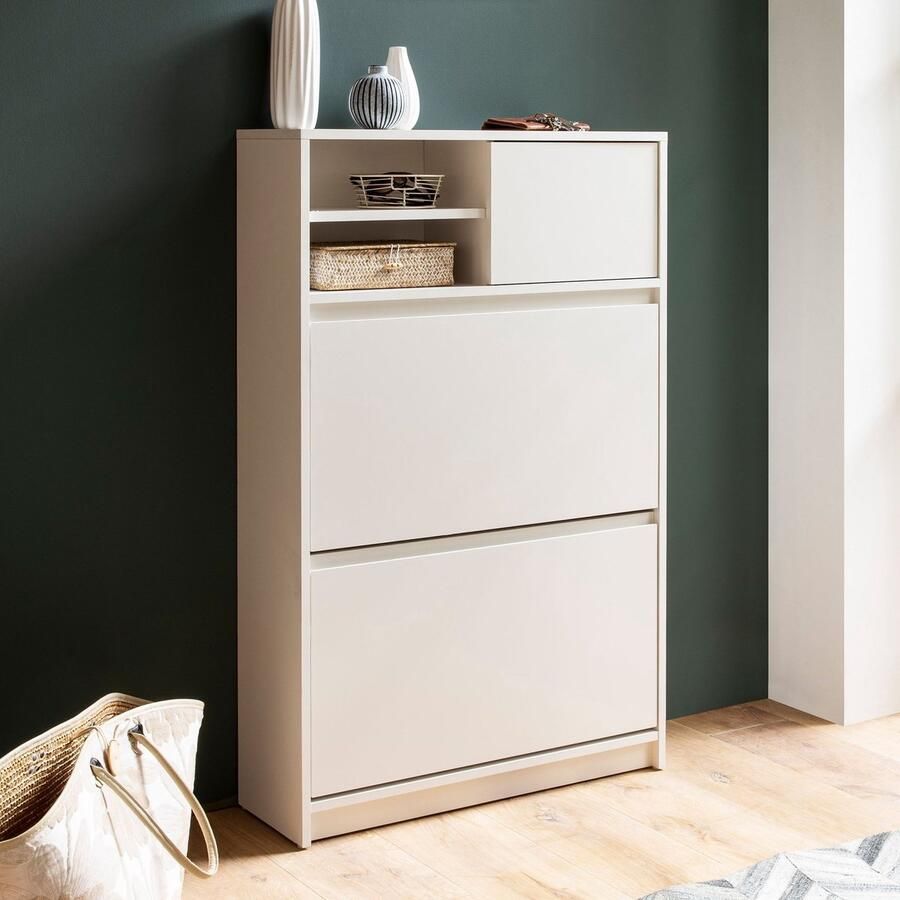 Sky Style Livor 3-Deuren Schoenenkast Wit