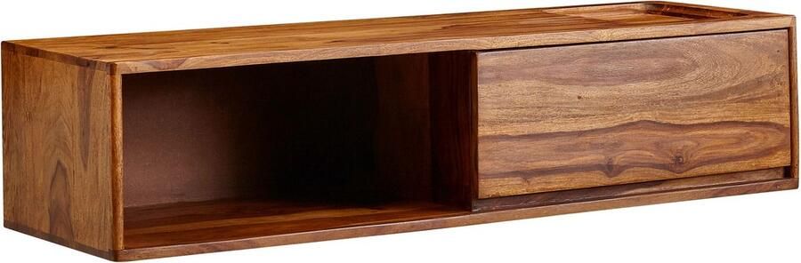 Sky Style lowboard massief sheeshamhout 147x51x38 cm TV-dressoir met twee deuren Design TV meubel hoog TV meubel TV meubel modern TV dressoir woonkamer