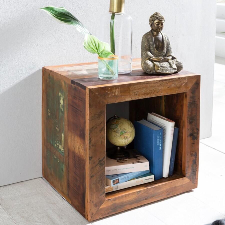 Wohnling Bijzettafel MUMBAI sheeshamhout bruin WL1.302