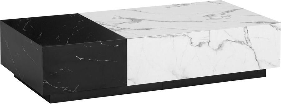 Sky Style Pairfect Marmer Wit Zwart Salontafel met 2 Lades