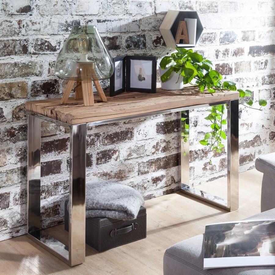 Wohnling Sidetable PRIYA hout 115 cm breed - Foto 2