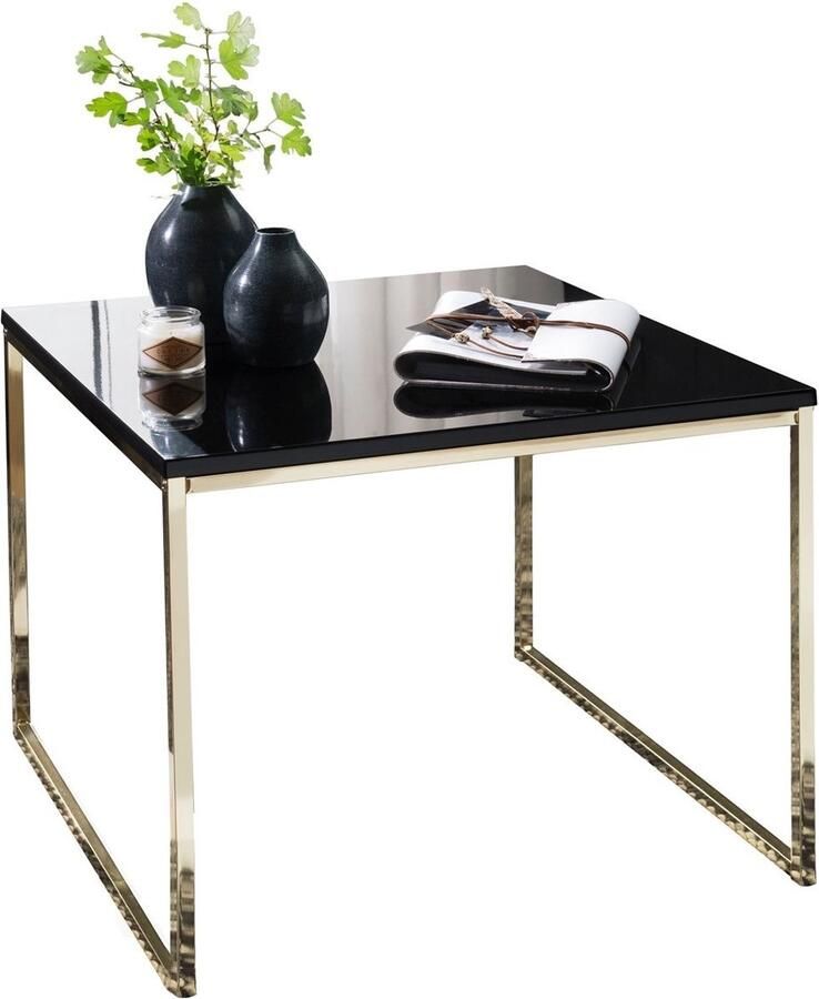 Sky Style Riva Salontafel Vierkant Goud- Tafeltje- gouden tafel- industrieel