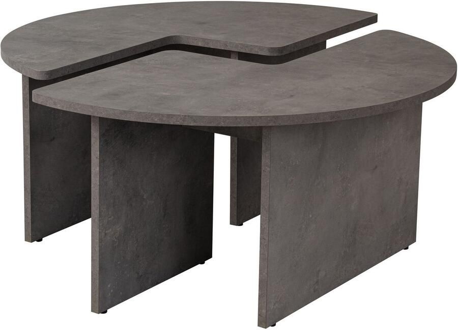 Skye Decor Asir Salontafel Betongrau 90 x 41 cm