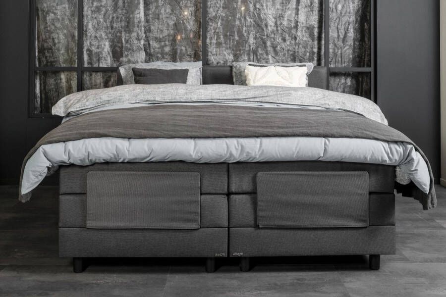 Slaapdirect Boxspring Milaan 140x200 Elektrisch Verstelbaar Complete set inclusief hoofdbord + matras + topper