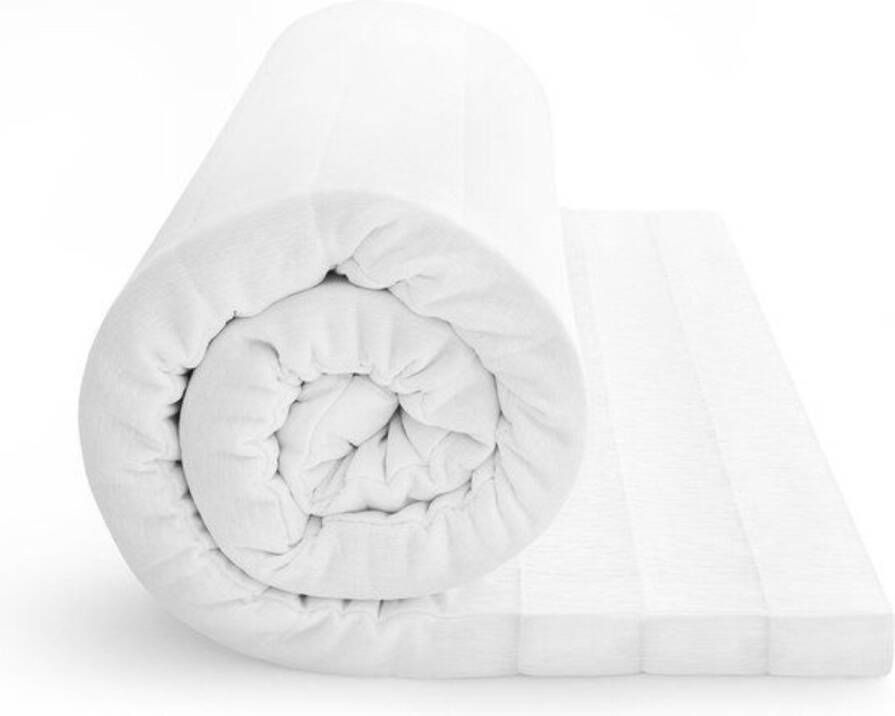 SlaapHaven Basic Comfort HR(koudschuim) Foam Topper Topdekmatras 180x200 cm 5 cm Dikte 3-Zijdig Afritsbaar