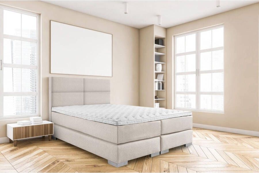 SlaapHaven Comfortabele HR Foam Topper Topdekmatras 160x200 cm 7 cm Dikte 3-Zijdig Afritsbaar