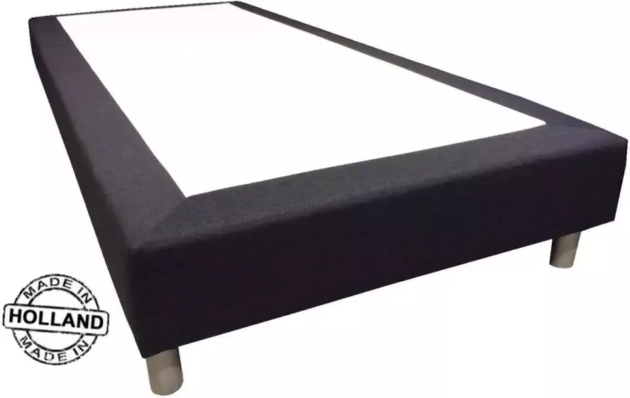 Slaaploods.nl Basic Boxspring zonder matras 70x190 cm Eenpersoons Zwart - Foto 2
