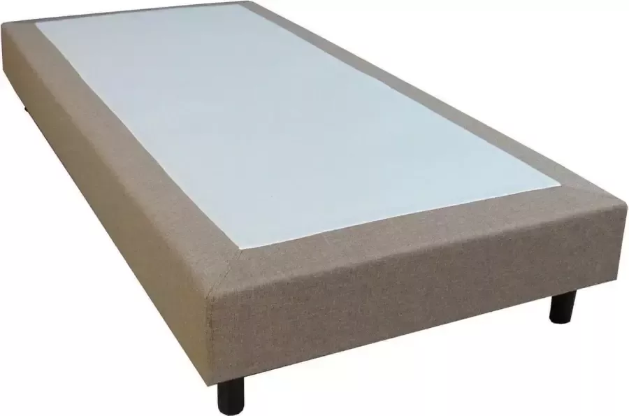 Slaaploods.nl Basic Boxspring zonder matras 70x200 cm Eenpersoons Beige