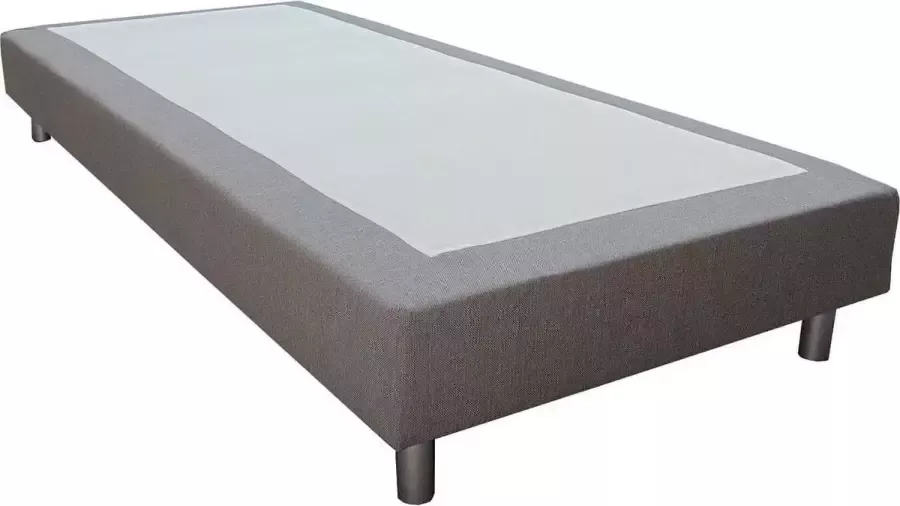 Slaaploods.nl Basic Boxspring zonder matras 70x220 cm Eenpersoons Grijs