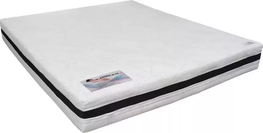 Slaaploods.nl Prince de Luxe 140x200 cm Pocketvering Matras met Koudschuim Medium 25 cm dik