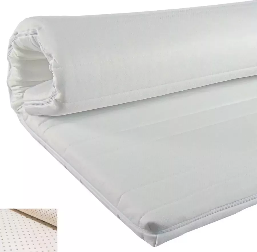 Slaaploods.nl Topdekmatras Latex Comfort 100x200 cm Dikte 6 cm