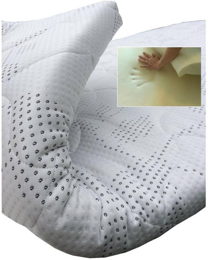 Slaaploods.nl Topdekmatras Traagschuim Deluxe 180x200 cm Dikte 8 cm