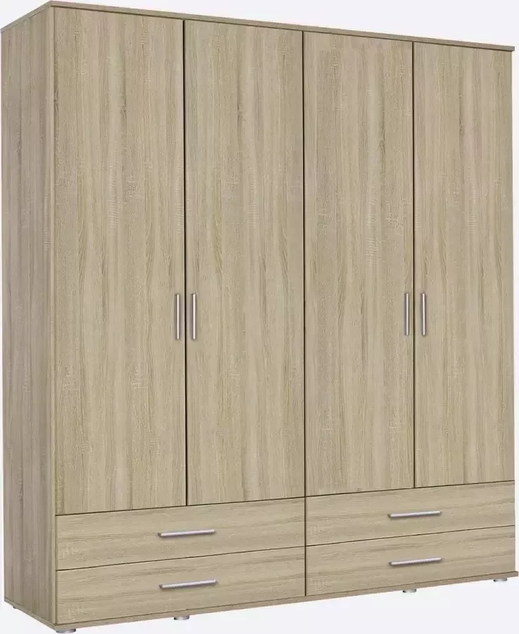 Slaapspecialistvanderschuit.nl Rauch Rasant Kledingkast Sonoma eiken 168 cm