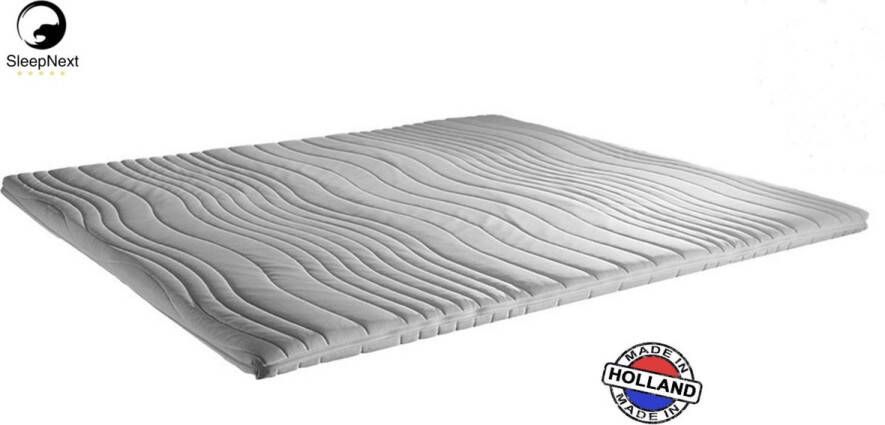 SleepDay SleepNext Topdekmatras NASA Visco Traagschuim 6CM 90x200cm
