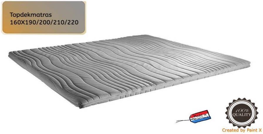 SleepDay Topdekmatras Topper NASA VISCO Traagschuim 6CM 160x210cm