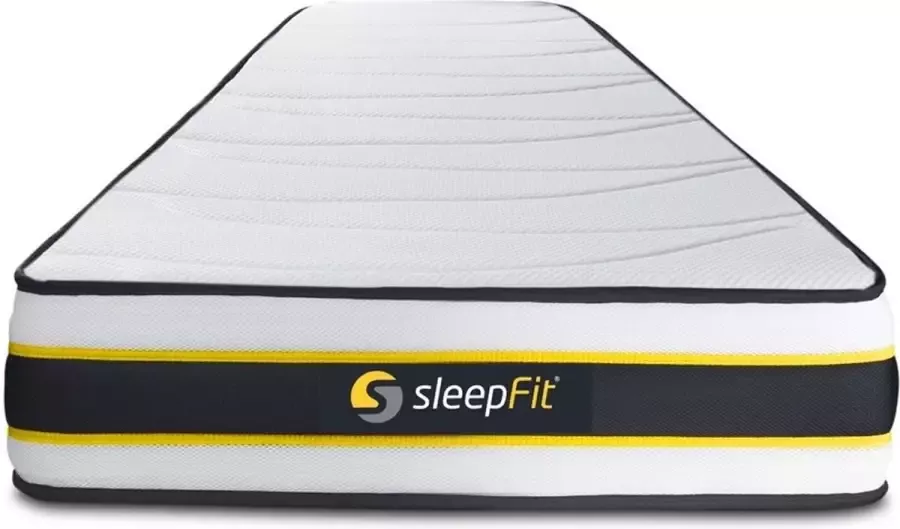 Sleepfit FLEXY matras 100x200cm Pocketveren en traagschuim Stevig 3 comfortzones