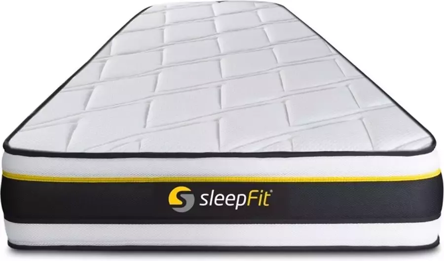Sleepfit SOFT matras 90 x 190 cm HD schuim met microluchtcellen Zeer stevig 3 comfortzones