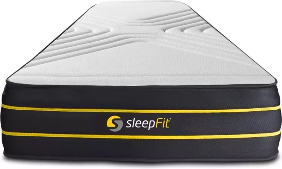 Sleepfit ULTRA matras 100x200cm Traagschuim en micro pocketveren Gebalanceerd 7 comfortzones