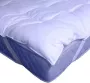 Sleeping oplegmatras Wit Katoen B 200 x L 200 cm Lits-jumeaux extra breed - Thumbnail 2