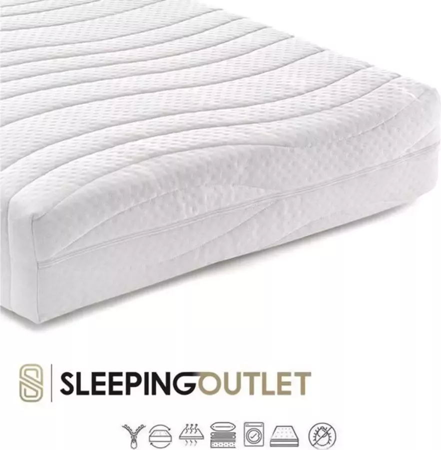 Sleepingoutlet Koudschuim matras Basic Hybrid 20cm Medium ligcomfort 90x200cm Hotelkwaliteit