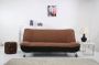 Sleepking Slaapbank Sofa Bed Ina Beige Koffiekleur - Thumbnail 1