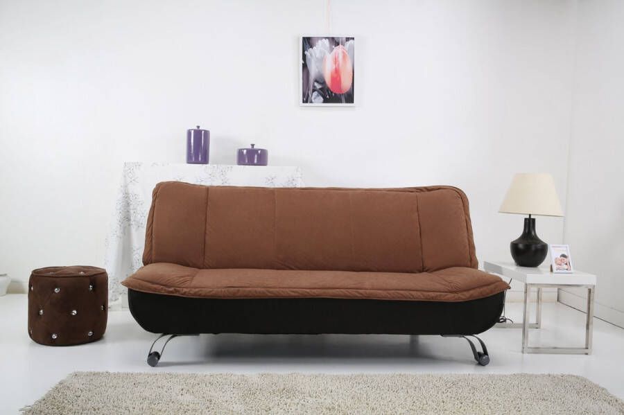 Sleepking Slaapbank Sofa Bed Ina Beige Koffiekleur