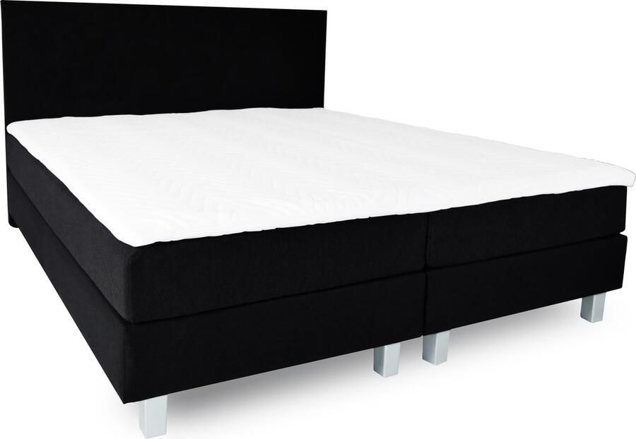 Sleepking Boxspring Budget 160x200 Donkergrijs Compleet
