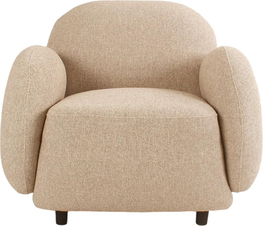 Sleepking Fauteuil Accent Stoel Seny Linnen Zandkleur Luxueus