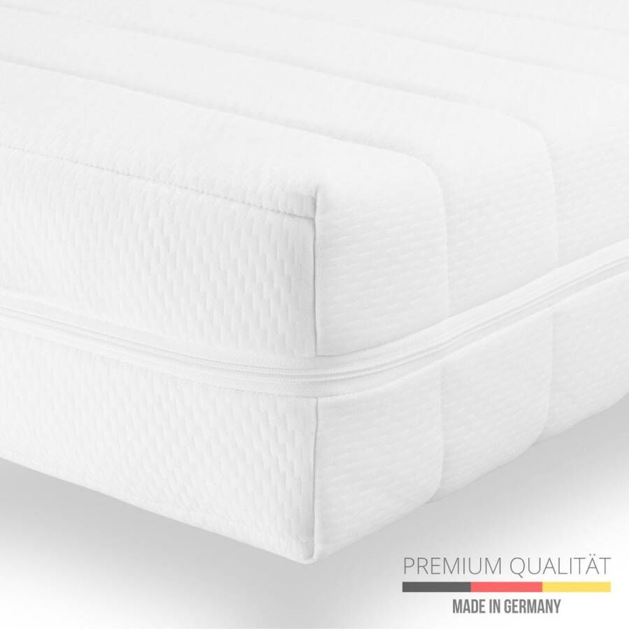 Sleepneo Ergonomische matras 120x200 koudschuim matras 7 zones 2 hardheden matras gemiddeld en stevig Hoogte 15cm